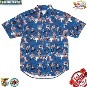Stone Cold Steve Austin Vs The Rock RSVLTS Collection Summer Hawaiian Shirt