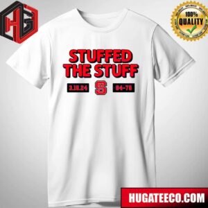 Stuffed The Stuff NC State Wolfpack Basketball NCAA March Madness T-Shirt