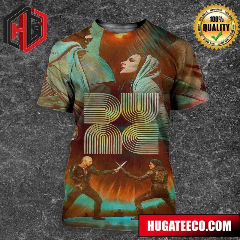 Stunning Poster For Dune Part Two By Kylejamesfilm All Over Print Shirt