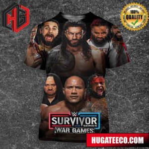 Survivor War Games WWE Streaming Exclusive On Peacock In Us And WWE Network All Over Print Hoodie T-Shirt