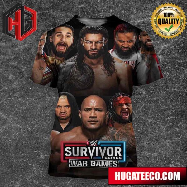 Survivor War Games WWE Streaming Exclusive On Peacock In Us And WWE Network All Over Print Hoodie T-Shirt