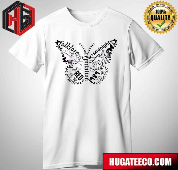 Taylor Swift Album Butterfly Silhouette T-Shirt