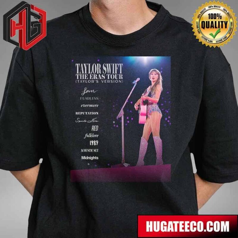Taylor Swift The Eras Tour Taylor’s Version Available To Stream Now Only On Disney Plus  T-Shirt