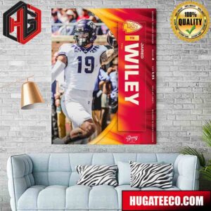 The 131st Pick In The 2024 NFL Draft Kansas City Chiefs Have Selected Jared Wiley Poster Canvas