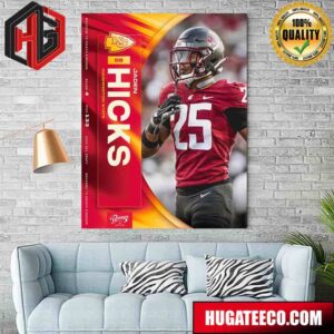 The 133rd Pick In The 2024 NFL Draft Kansas City Chiefs Have Selected Jaden Hicks Poster Canvas