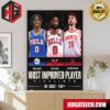 The 2023-24 KIA MVP Finalists NBA Awards Poster Canvas