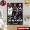 The 2023-24 KIA Rookie Of The Year NBA Finalists Poster Canvas