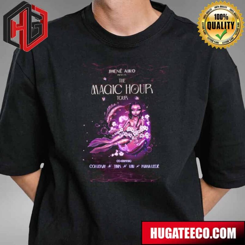 The Coi Pond Jhene Aiko Presents The Magic Hour Tour Co-Starriono Coi Leray Tink Umi Kiana Lede T-Shirt