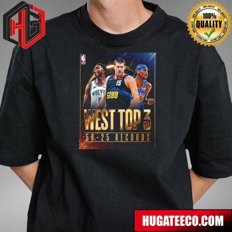 The First Time In NBA History That 3 Teams Through 81 Games All Have The Same Record And A Chance To Capture The 1 Seed In Their Respective Conference T-Shirt