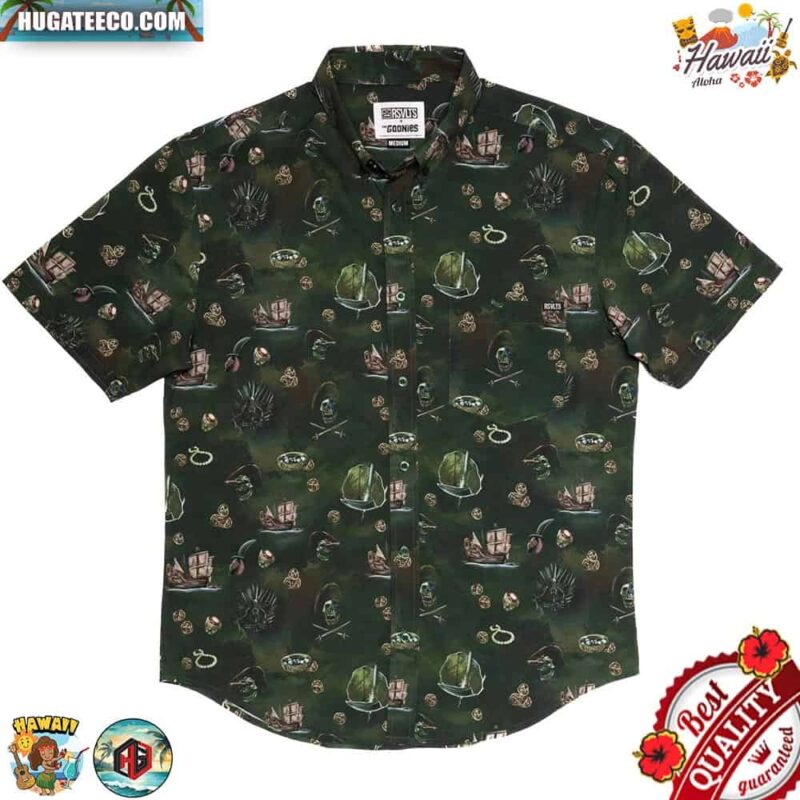 The Goonies Ye Intruders Beware  RSVLTS Collection Summer Hawaiian Shirt