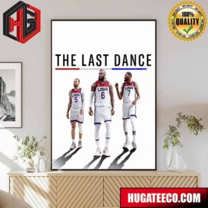 The Last Dance NBA Stephen Curry Lebron James Kevin Durant Poster Canvas