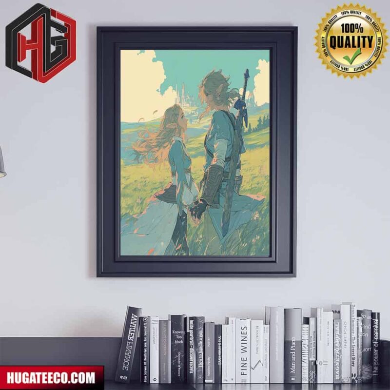 The Legend Of Zelda Breath Of The Wild Art Poster Canvas