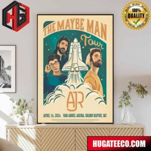 The Maybe Man Tour Ajr Brothers April 14 2024 Van Andel Arena Grand Rapids Mi Limited Poster Poster Canvas