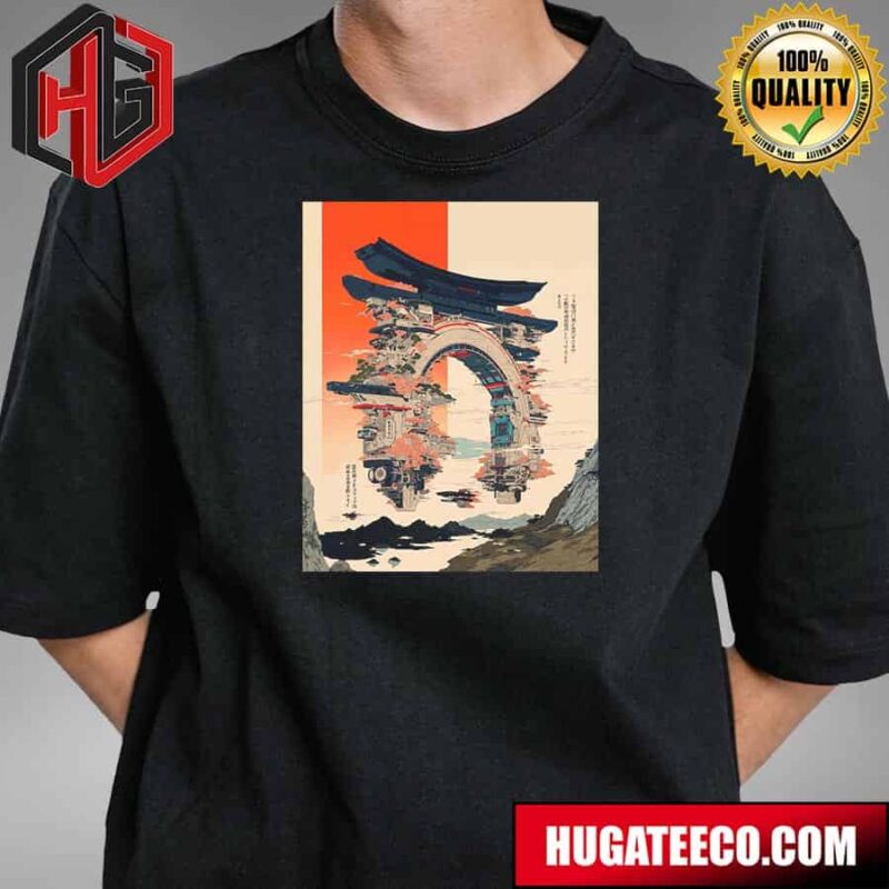 The Northern Gate Of Neo Edo T-Shirt
