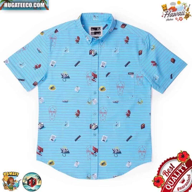 The Office Dammit Jim  RSVLTS Collection Summer Hawaiian Shirt