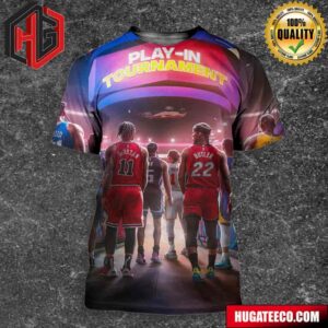 The Play-In Tournament 2024 On NBA On Tnt And Sports On Max All Over Print Shirt