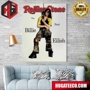 The Real Billie Eilish Rolling Stone Cover Poster Canvas