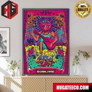 The Returns Of Sublime At The Coachella 2024 Limited Poster Poster Canvas