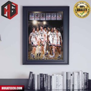 The Uconn Huskies Go Back-To-Back For The 2024 NCAA National Championship Poster Canvas