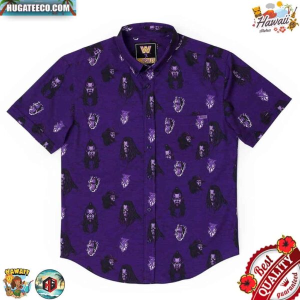 The Undertaker The Deadman  RSVLTS Collection Summer Hawaiian Shirt