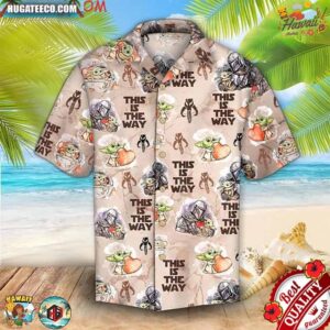This Is The Way Baby Yoda Mandalorian Hawaiian Shirts
