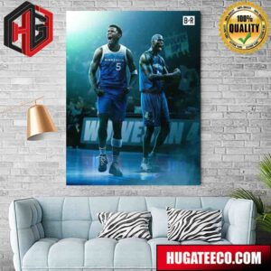 Timberwolves Minnesota Sweep Suns To Win Their First NBA Playoff Series Since 2004 Poster Canvas