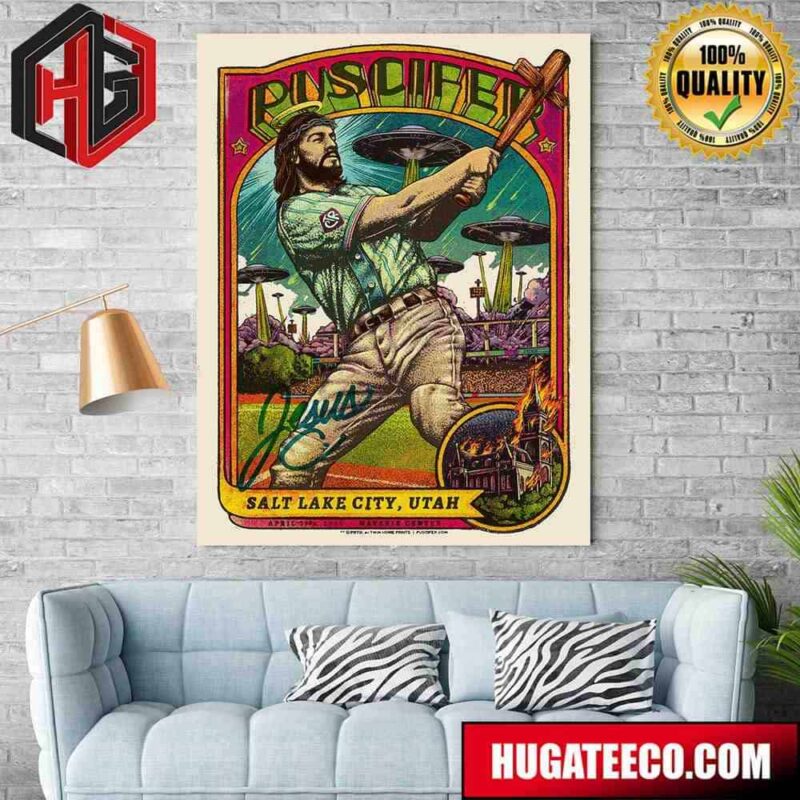 Puscifer Tonight’s Poster For Salt Lake City Ut Is Designed By Max Mahn On April 23rd 2024 Poster Canvas