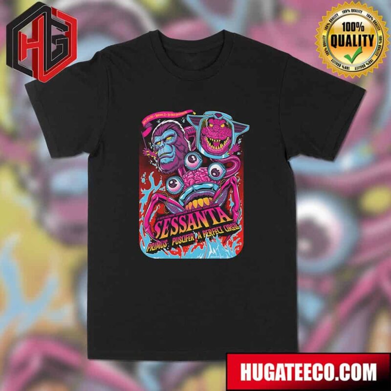 Tonight’s Sessanta Performance At The Red Rocks Amphitheatre With Primus Puscifer A Perfect Circle Limited-Edition Items T-Shirt