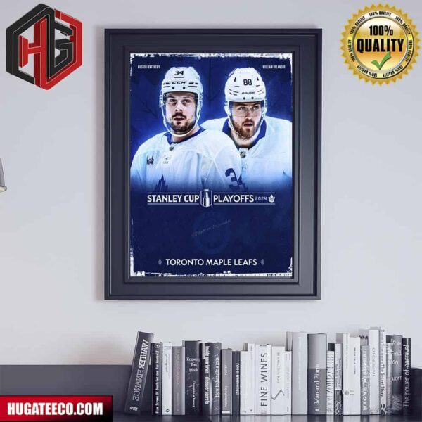 Toronto Maple Leafs NHL Have Clinched A Spot In The Stanley Cup Playoffs Poster Canvas
