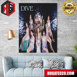 Twice Announces Their Fifth Japanese Album Dive Out July 17th Poster Canvas