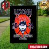 UConn Huskies WinCraft 2024 NCAA Men’s Basketball National Champions Garden House Flag