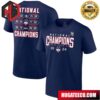 UConn Huskies Youth 2024 NCAA Men’s Basketball National Champions Bracket Two Sides T-Shirt
