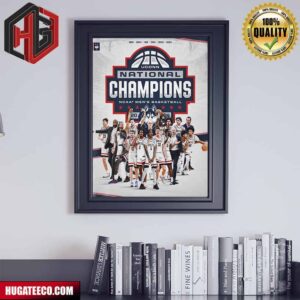 Uconn Huskie Back 2024 NCAA National Champions Again Poster Canvas