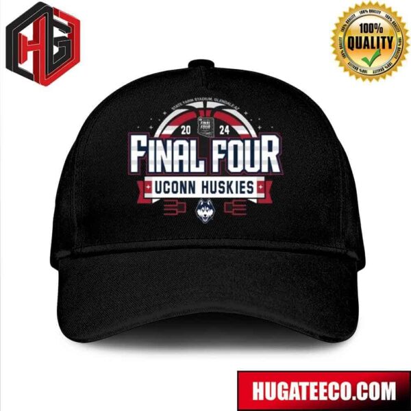 Uconn Huskies 2024 NCAA Men’s Basketball Final Four State Farm Stadium Hat-Cap