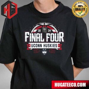 Uconn Huskies 2024 NCAA Men’s Basketball Final Four State Farm Stadium T-Shirt