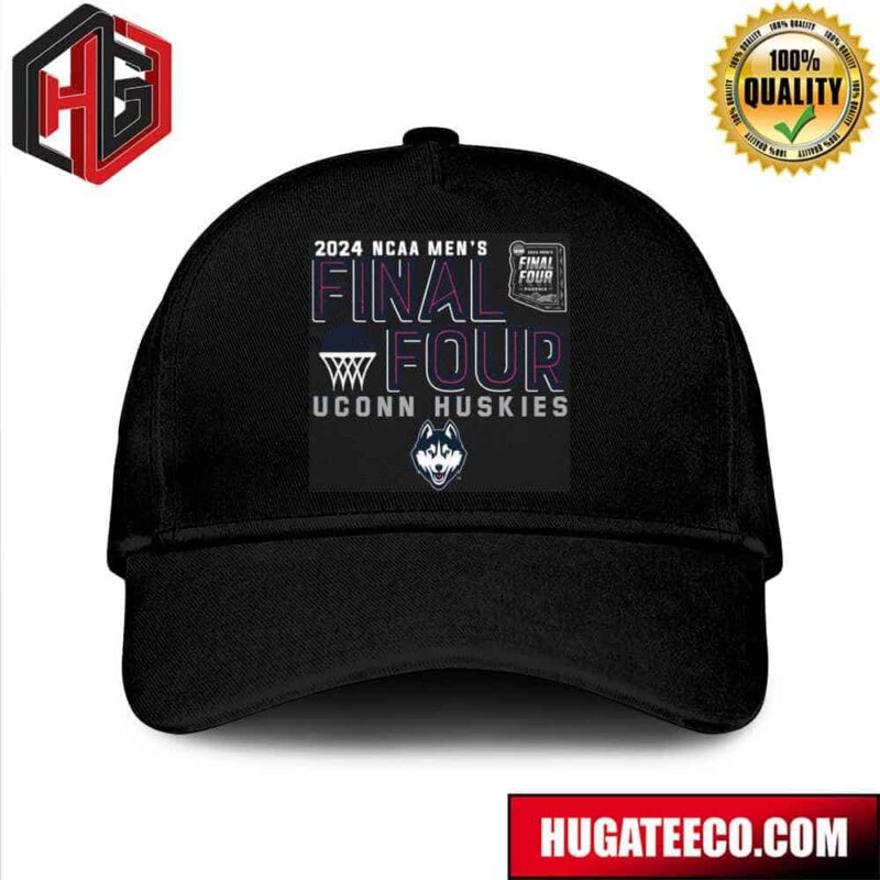 Uconn Huskies Final Four 2024 NCAA Men’s Basketball Tournament March Madness Hat-Cap