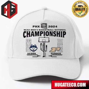 Uconn Huskies Vs Boilers Mens Basketball 2024 NCAA National Championship Hat-Cap