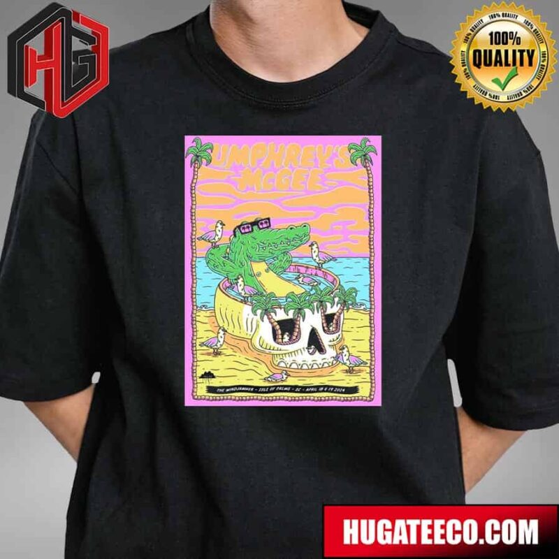 Umphrey’s Mcgee The Windjammer Isle Of Palms Sc April 18 19 2024 Limited Poster T-Shirt
