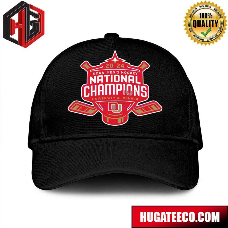 University Of Denver Pioneers  2024 NCAA Men’s Hockey National Champions Hat-Cap