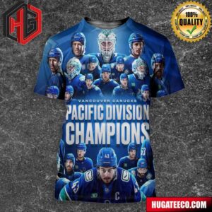 Vancouver Canucks Pacific Division Champions All Over Print Shirt
