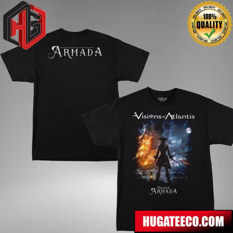 Visions Of Atlantis Pirates II Armada Two Sides T-Shirt