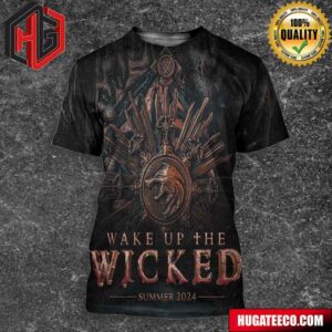 Wake Up The Wicked This Summer 2024 New Album Heavy Metal Powerwolf 3D T-Shirt
