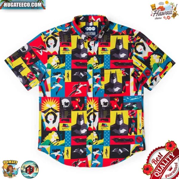 WB100 The Brave And The Bold  RSVLTS Collection Summer Hawaiian Shirt