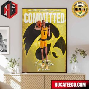 Welcome Lucy Olsen To Iowa Hawkeyes Women’s Basketball 2024 Poster Canvas