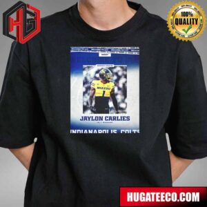 Welcome To Indianapolis Colts Jalin Carlies Mizzou To The Shoe T-Shirt