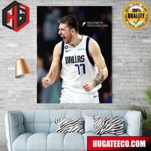 Welcome To The G-Fam NBA Athletes Luka Doncic Poster Canvas