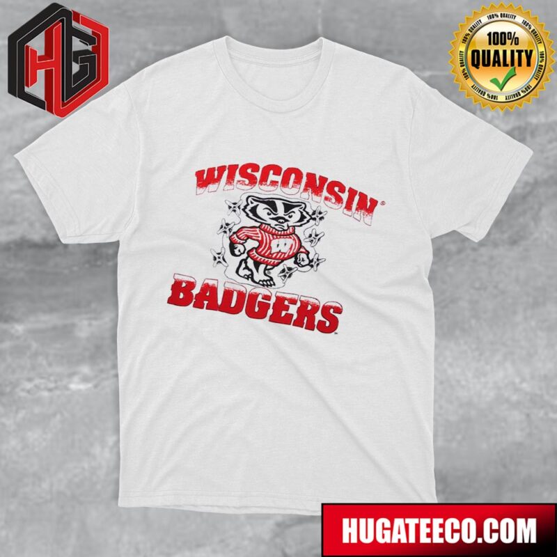 Wisconsin Badgers Cactus Jack Goes Back To College Travis Scott x Fanatics x Mitchell And Ness With NCAA March Madness 2024 T-Shirt