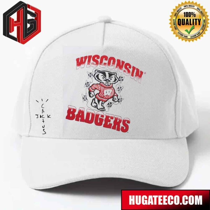 Wisconsin Badgers Cactus Jack Goes Back To College Travis Scott x Fanatics x Mitchell And Ness With NCAA March Madness 2024