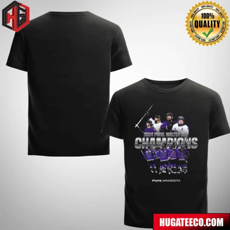 2024 PWHL Walter Cup Champions PWHL Minnesota T-Shirt