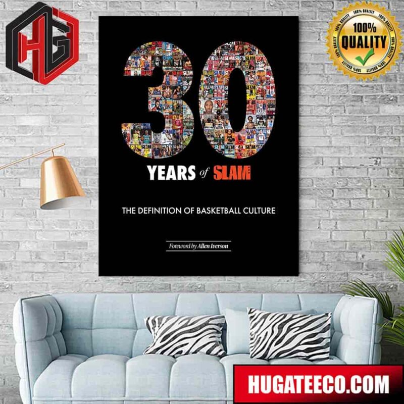 30 Years Of Slam The Definition Of Basketball Culture Home Decor Poster Canvas